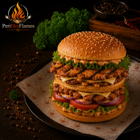 Peri Grilled Tower Burger
