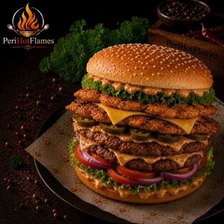 Peri Grilled Mega Burger